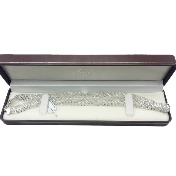 Cherish Jewelry 925 Silver Beads & Bars 18 inch Necklace NEW in Box - Picture 9 of 9
